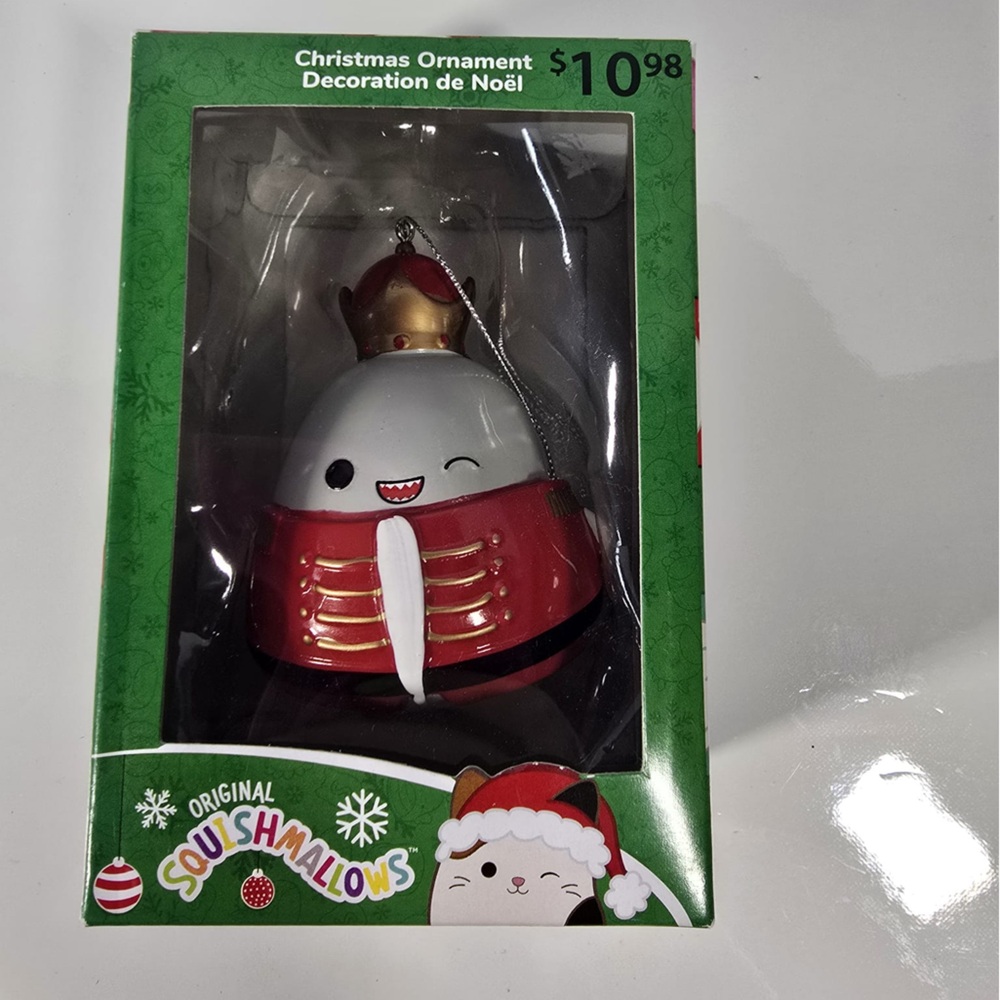 Squishmallows Gordon as Nutcracker Themed Christmas Ornament Jazwares